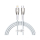 Kabel Baseus Kabel CADH000002 Lightning - USB-C PD 20W 480Mb/s 1m - biały